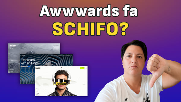 Awwwards fa schifo?